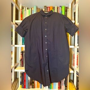 Acne Studios cotton poplin shirt dress mini